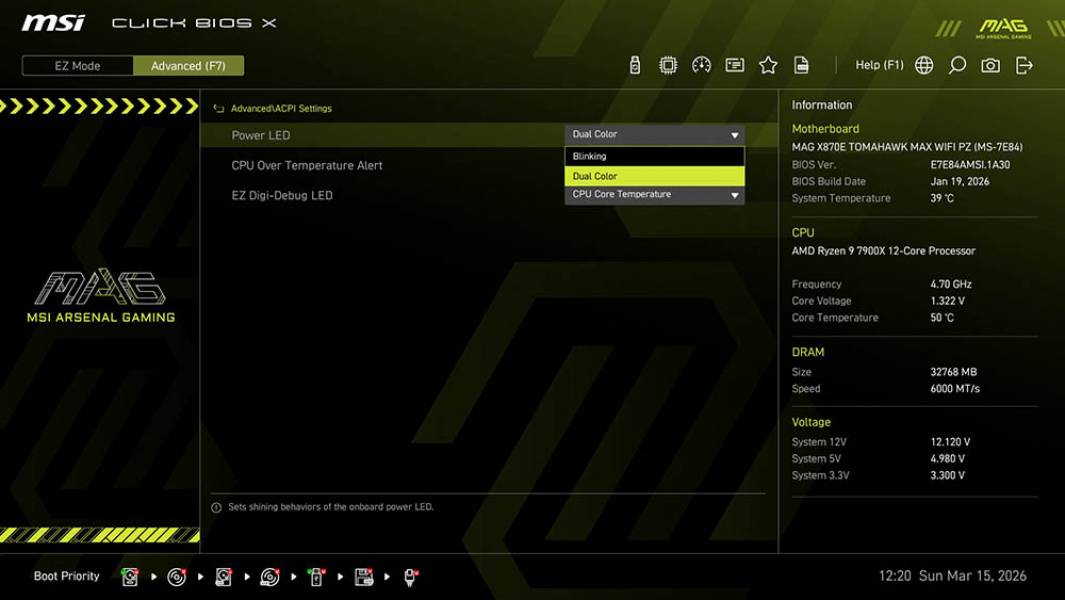 MSI MAG X870E TOMAHAWK MAX WIFI PZ-2